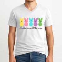 Inside We Are All The Same Easter Bunny V-Neck T-Shirt