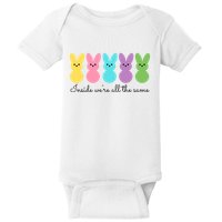 Inside We Are All The Same Easter Bunny Baby Bodysuit
