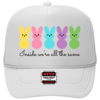 Inside We Are All The Same Easter Bunny Trucker Hat