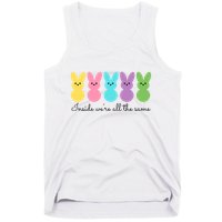 Inside We Are All The Same Easter Bunny Tank Top