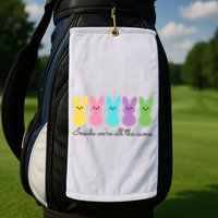 Inside We Are All The Same Easter Bunny Golf Towel