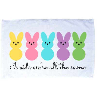Inside We Are All The Same Easter Bunny Microfiber Hand Towel