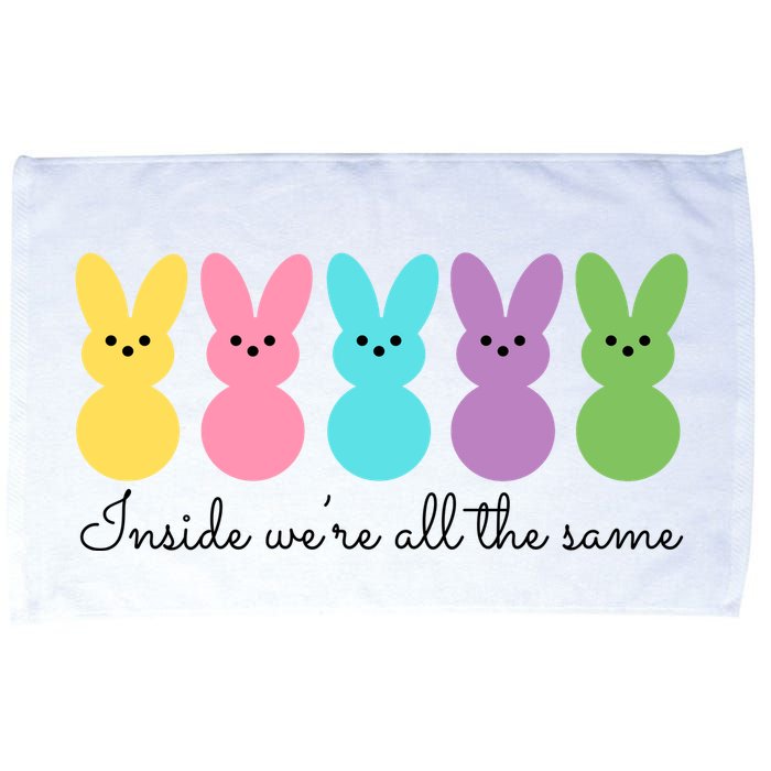 Inside We Are All The Same Easter Bunny Microfiber Hand Towel
