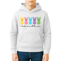 Inside We Are All The Same Easter Bunny Kids Hoodie