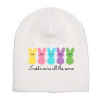 Inside We Are All The Same Easter Bunny Short Acrylic Beanie