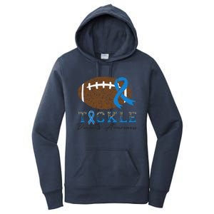 I Wear A Blue For Diabetes Awareness Ribbon Glucose Insulin Women's Pullover Hoodie