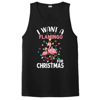 I Want A Flamingo For Christmas Gift PosiCharge Competitor Tank