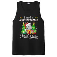 I Want A Hippopotamus For Christmas Xmas Hippo PosiCharge Competitor Tank