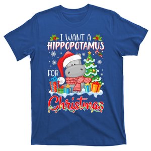 I Want A Hippopotamus For Christmas Xmas Hippo For Gift T-Shirt