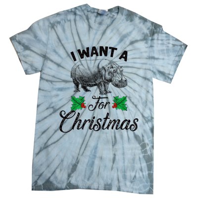 I Want A Hippopotamus For Christmas TShirt Tie-Dye T-Shirt