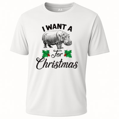 I Want A Hippopotamus For Christmas TShirt Cooling Performance Crew T-Shirt