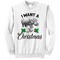 I Want A Hippopotamus For Christmas TShirt Sweatshirt