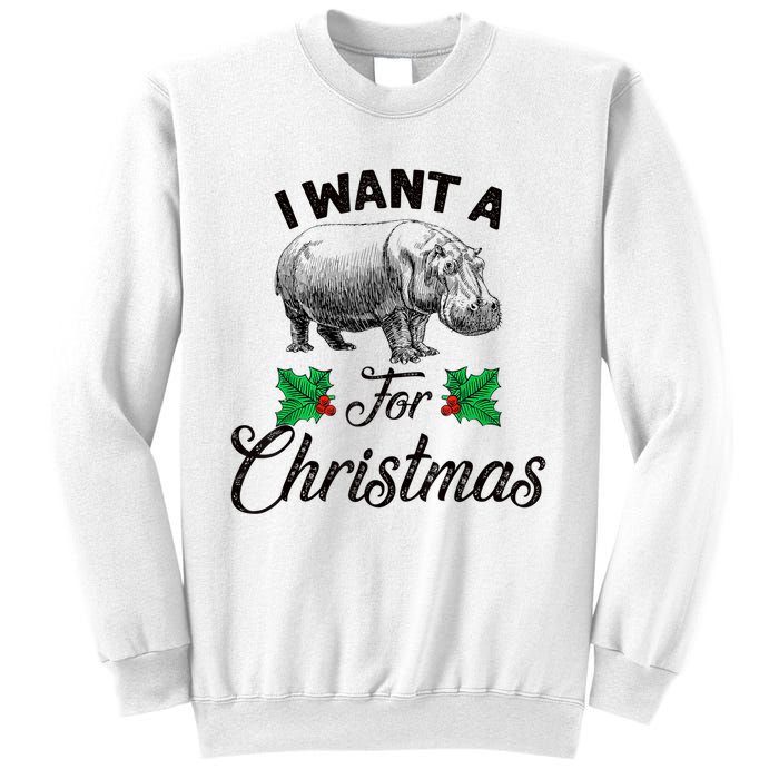 I Want A Hippopotamus For Christmas TShirt Sweatshirt