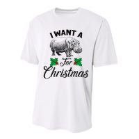 I Want A Hippopotamus For Christmas TShirt Performance Sprint T-Shirt