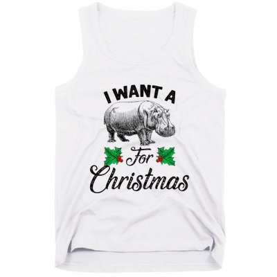 I Want A Hippopotamus For Christmas TShirt Tank Top