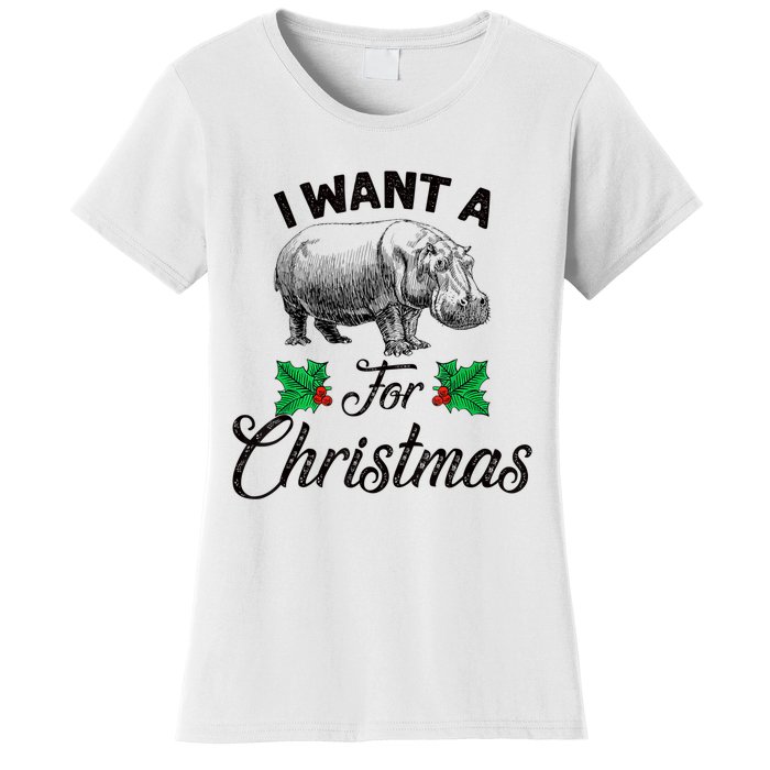 I Want A Hippopotamus For Christmas TShirt Women's T-Shirt