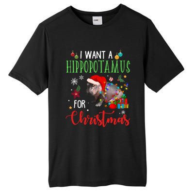 I Want A Hippopotamus For Christmas Hippo Fiona Cool Gift Tall Fusion ChromaSoft Performance T-Shirt