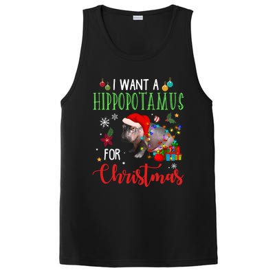 I Want A Hippopotamus For Christmas Hippo Fiona Cool Gift PosiCharge Competitor Tank