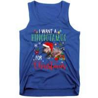 I Want A Hippopotamus For Christmas Hippo Fiona Cool Gift Tank Top