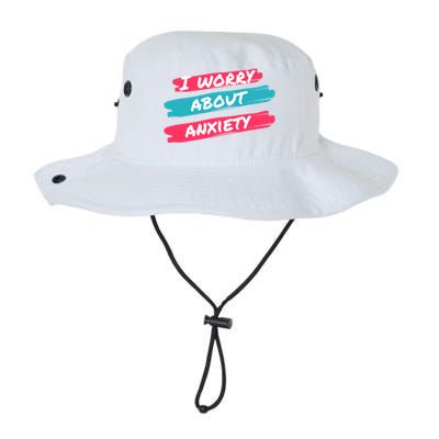 I Worry About Anxiety Stress Awareness Gift Legacy Cool Fit Booney Bucket Hat