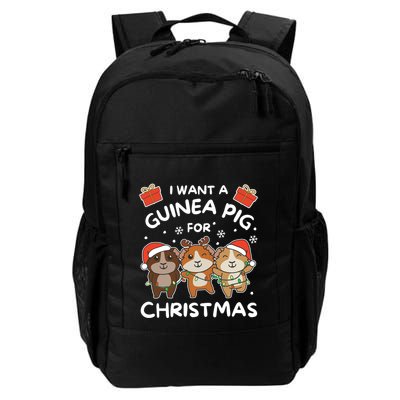 I Want A Guinea Pig For Christmas Cute Animals Meaningful Gift Backpack