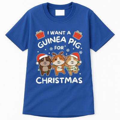 I Want A Guinea Pig For Christmas Cute Animals Meaningful Gift Tall T-Shirt