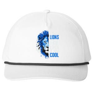 I Was A Lions Fan Before It Was Cool Lions Fan Snapback Five-Panel Rope Hat