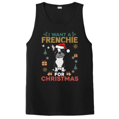 I Want A French Bulldog For Christmas Cute Dog Lover Pajama Funny Gift PosiCharge Competitor Tank