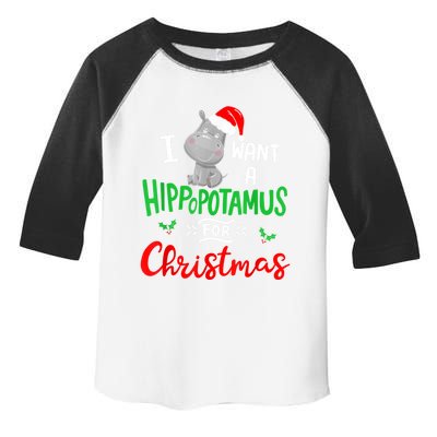 I Want A Hippopotamus For Christmas Xmas Pajama Hippo Lover Funny Gift Toddler Fine Jersey T-Shirt