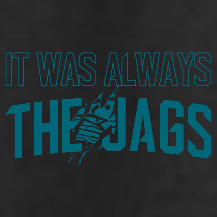 It Was Always The Jags Football Adult Drive Performance Visor