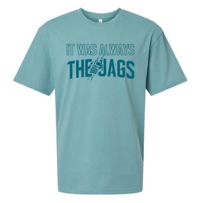 It Was Always The Jags Jacksonville Football Sueded Cloud Jersey T-Shirt