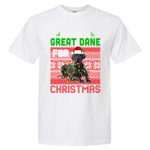 I Want A Great Dane For Christmas Santa Dog Lover Owner Meaningful Gift Garment-Dyed Heavyweight T-Shirt