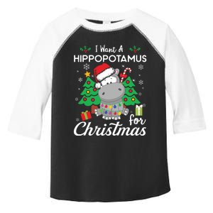 I Want A Hippopotamus For Christmas Cute Gift Xmas Costume Toddler Fine Jersey T-Shirt