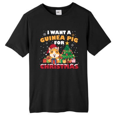 I Want A Guinea Pig For Christmas Gift Tall Fusion ChromaSoft Performance T-Shirt