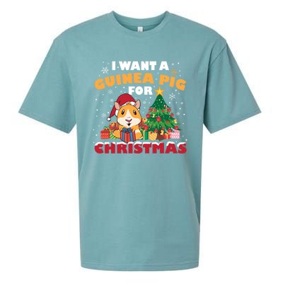 I Want A Guinea Pig For Christmas Gift Sueded Cloud Jersey T-Shirt