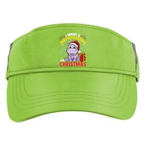 I Want A Hippopotamus For Christmas Gift Adult Drive Performance Visor