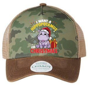 I Want A Hippopotamus For Christmas Gift Legacy Tie Dye Trucker Hat