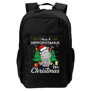 I Want A Hippopotamus For Christmas Cute Gift Xmas Costume Daily Commute Backpack