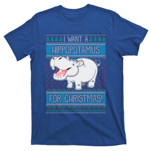 I Want A Hippopotamus For Christmas Great Gift Hippo Lover Gift T-Shirt