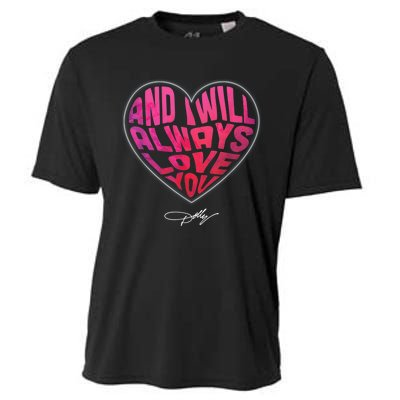 I Will Always Love You Vintage Retro 80s 90s Country Music Cooling Performance Crew T-Shirt