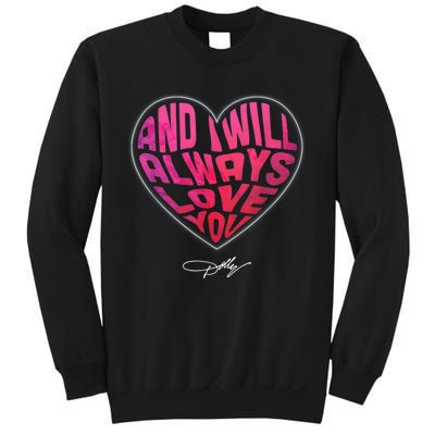 I Will Always Love You Vintage Retro 80s 90s Country Music Sweatshirt