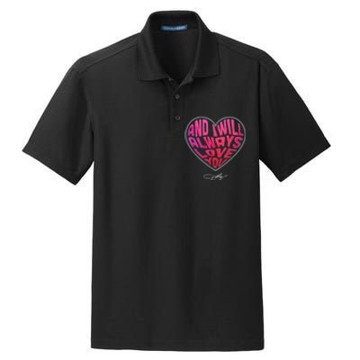 I Will Always Love You Vintage Retro 80s 90s Country Music Dry Zone Grid Polo