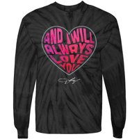 I Will Always Love You Vintage Retro 80s 90s Country Music Tie-Dye Long Sleeve Shirt