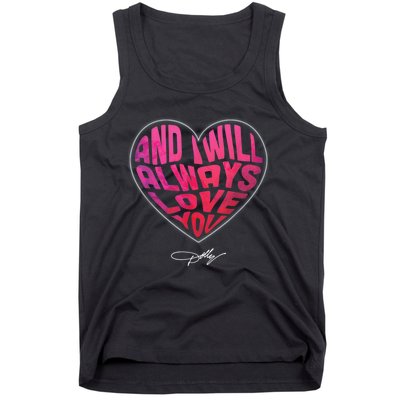 I Will Always Love You Vintage Retro 80s 90s Country Music Tank Top