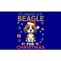 I Want A Beagle For Christmas Cute Dog Lover Family Pajama Meaningful Gift Bumper Sticker