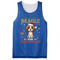 I Want A Beagle For Christmas Cute Dog Lover Family Pajama Meaningful Gift Mesh Reversible Basketball Jersey Tank