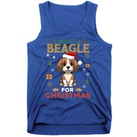 I Want A Beagle For Christmas Cute Dog Lover Family Pajama Meaningful Gift Tank Top