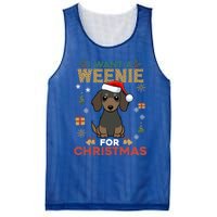 I Want A Weenie For Christmas Dachshund Dog Lovers Pajama Gift Mesh Reversible Basketball Jersey Tank