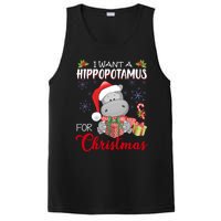 I Want A Hippopotamus For Christmas Xmas Hippo PosiCharge Competitor Tank