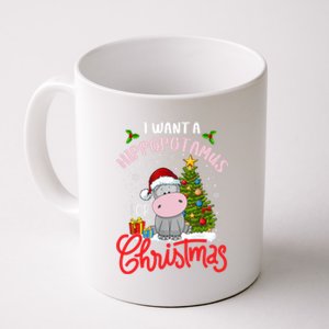 I Want A Hippopotamus For Christmas Funny Hippo Xmas Pajamas Gift Coffee Mug